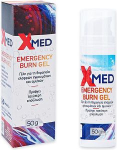 Medisei X-Med Emergency Burn Gel για Επούλωση & Ελαφριά Εγκαύματα, 50g