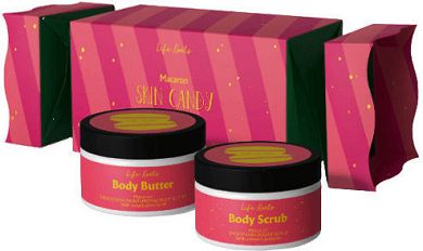 Life Roots Skin Candy Macaron Σετ Περιποίησης που περιέχει Body Scrub 250ml & Body Butter 250ml