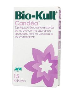 Bio-Kult Candea Φόρμουλα Προβιοτικών για την Ενίσχυση της Άμυνας του Οργανισμού Κατά της Candida 15 Κάψουλες