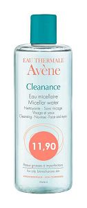 Avène Cleanance Νερό Καθαρισμού & Ντεμακιγιάζ για το Λιπαρό Δέρμα 400ml