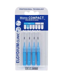 Elgydium Mono Compact  Μεσοδόντια Βουρτσάκια  0.4 - Μπλε 4τμχ