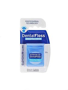 Elgydium Clinic Dental Floss Chlorhexidine Οδοντικό Νήμα με χλωρεξιδίνη 50m