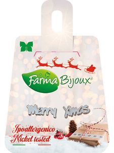 Farma Bijoux Merry Xmas Υποαλλεργικά Παιδικά Σκουλαρίκια Καρφωτά