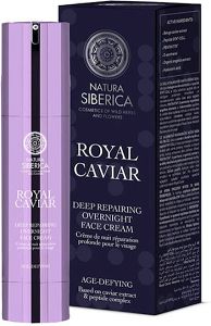 Natura Siberica Royal Αντιγηραντική & Αναπλαστική Κρέμα Προσώπου Νυκτός με Χαβιάρι 50ml