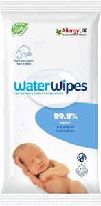 WaterWipes Μωρομάντηλα με 99.9% Νερό, χωρίς Άρωμα, Οινόπνευμα & Parabens 28τμχ