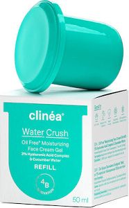Clinea Water Crush Refill Light 48ωρο Ενυδατικό Gel Προσώπου Ημέρας για Κανονικές Επιδερμίδες με Υαλουρονικό Οξύ 50ml