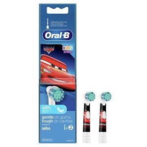 Oral-B Kids Cars Aνταλλακτικές Κεφαλές Ηλεκτρικής Οδοντόβουρτσας, 2τμχ