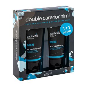 Medisei Panthenol Extra Set Panthenol Extra Men Face & Eye Cream 75ml + Δώρο Panthenol Extra Men After Shave Balm 75ml