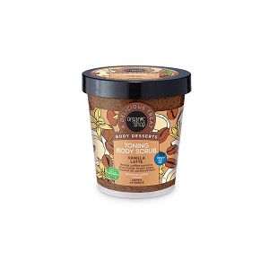 Organic Shop Body Desserts Vanilla Latte, Τονωτικό Απολεπιστικό Σώματος, 450 Ml