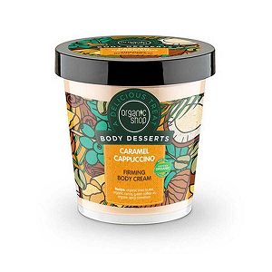Organic Shop Body Desserts Caramel Cappuccino, Συσφικτική κρέμα σώματος Καραμέλα Καπουτσίνο, 450ml