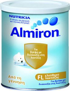 Nutricia Γάλα σε Σκόνη Almiron FL Free Lactose 0m+ 400gr