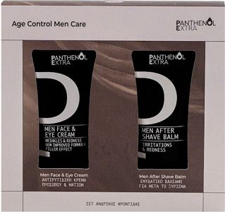 Medisei Panthenol Extra Promo Age Control Men Care Face & Eye Cream Κρέμα για Πρόσωπο & Μάτια 75ml & After Shave Balm 75ml