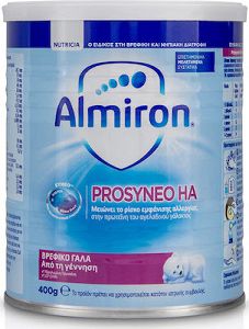 Nutricia Γάλα σε Σκόνη Almiron Prosyneo HA 0m+ 400gr