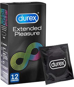 Durex Προφυλακτικά Με Επιβραδυντικό Τζελ Extended Pleasure 12 τεμάχια