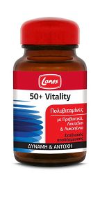 Lanes Πολυβιταμίνες 50+vitality 30 ταμπλέτες