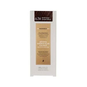 KORRES ABYSSINIA Superior Gloss Colorant 6.74 Ξανθό Σκούρο Σοκολατί Χάλκινο