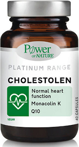 Power Of Nature Platinum Range Cholestolen Ειδικό Συμπλήρωμα Διατροφής 40 κάψουλες
