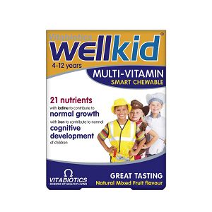 Vitabiotics Wellkid Multi-Vitamin Smart Chewable Συμπλήρωμα Διατροφής Πολυβιταμινών για Παιδιά 30μασ.ταμπ.