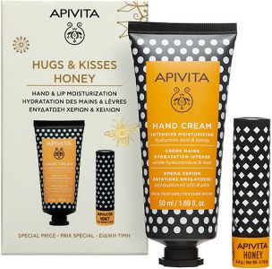 Apivita Hugs & Kisses Σετ Περιποίησης για Ενυδάτωση Honey 2τμχ