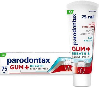 Parodontax Gum+Breath Sensitivity Οδοντόκρεμα 75ml
