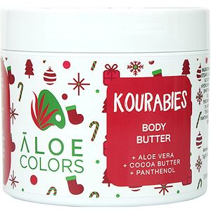Aloe+ Colors KOURABIES Ενυδατικό Butter Σώματος με Aloe Vera για Ξηρές Επιδερμίδες και με Άρωμα Κουραμπιέ 200ml