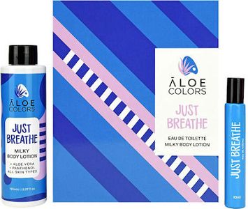 Aloe+ Colors Just Breathe Γυναικείο Gift Set με Άρωμα 10ml & Body Lotion 150ml