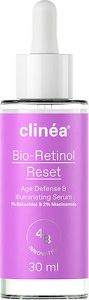 Clinea Bio-Retinol Reset Ενυδατικό & Αντιγηραντικό Serum Προσώπου με Bakuchiol & Νιασιναμίδη για Λάμψη 30ml