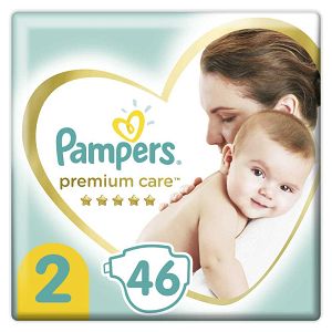 Pampers Premium Care Πάνες Μέγεθος 2 (4kg-8kg) - 46 Πάνες