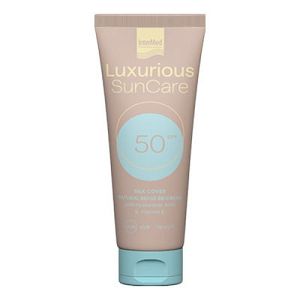 Luxurious Suncare Αντηλιακή Κρέμα Προσώπου SPF50 με Χρώμα Natural Beige 75ml