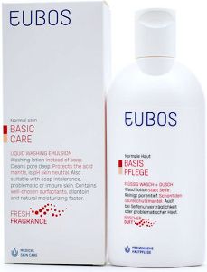 Eubos Basic Care Liquid Washing Emulsion Red Υγρό Καθαρισμού Προσώπου & Σώματος Με Άρωμα 200ml