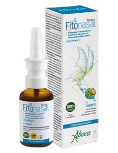 Aboca  Fitonasal Spray Αποσυμφορητικό για Όλους τους Τύπους Ρινικής Συμφόρησης, 30ml