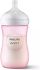Philips Πλαστικό Μπιμπερό Natural Response με Θηλή Σιλικόνης 260ml για 1+ μηνών Ροζ