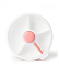 GoBe Παιδικό Πιάτο Φαγητού Snack Spinner Large Coral Pink