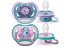 Philips Πιπίλα Σιλικόνης Νυκτός Ultra Air για 6-18 μηνών Ocean Blue/Lilac