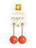 Farma Bijoux Υποαλλεργικά Σκουλαρίκια Κρεμαστά Coral Sphere Gold L50mm
