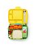 Munchkin Bento Box Πράσινο Μπλε Φαγητοδοχείο Με Καπάκι + Πιρούνι + Κουτάλι