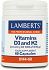 Lamberts Vitamin D3 1000iu & K2 90µg Βιταμίνη για Ενίσχυση του Ανοσοποιητικού & την Υγεία των Οστών 1000iu 60 κάψουλες