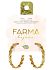 Farma Bijoux Υποαλλεργικά Σκουλαρίκια Κρίκοι Χρυσοί Σπιράλ 20mm