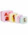A little lovely company Σετ 4 δοχεία φαγητού Lunch & Snack Box Forest Friends Pink