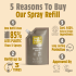 Salt of the Earth Amber & Sandalwood Vegan Αποσμητικό Spray Refill 300ml