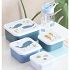 A little lovely company Σετ 4 δοχεία φαγητού Lunch & Snack Box Ocean