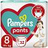 Pampers Πάνες Βρακάκι Pants No. 8 για 19+kg 32τμχ
