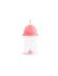 MUNCHKIN Tip & Sip Straw Cup Tall , Ποτήρι με Καλαμάκι & Βαρίδι που δε Χύνεται, Ροζ - 296ml