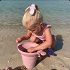 Scrunch Κόσκινο Παραλίας από ανακυκλώσιμη σιλικόνη Dusty Rose
