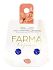 Farma Bijoux Υποαλλεγικά Σκουλαρίκια Κρύσταλλα Μπλε 6.3mm