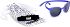 KiETLA Γυαλιά Ηλίου Wazz 2-4 ετών - Wayfarer Intense Blue