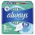 Always Ultra Normal Sanitary Towels With Wings 9 Pads